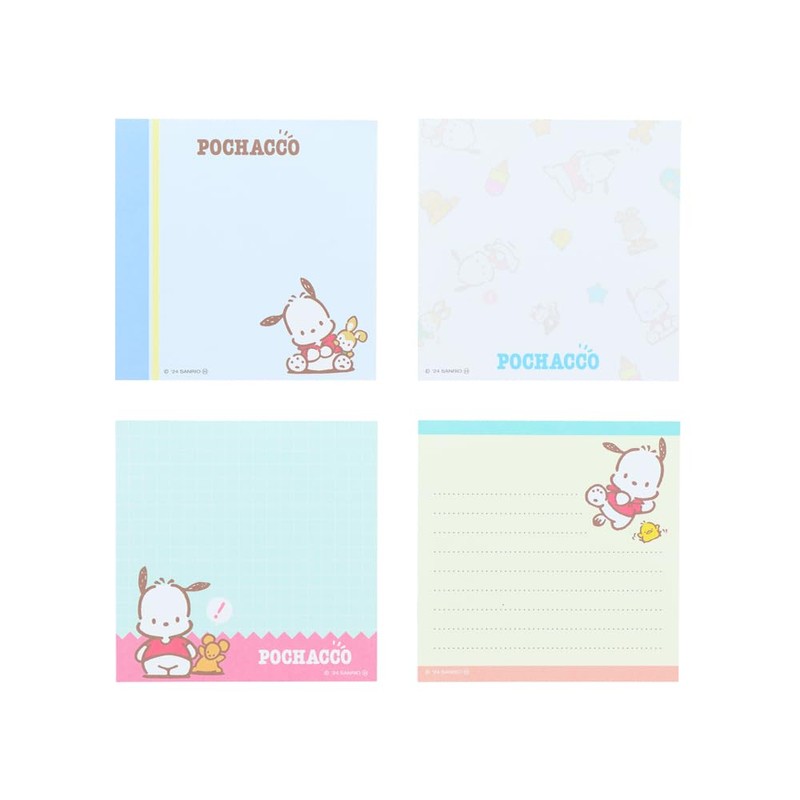 Sunstar Stationery Sanrio Character Memo Square Retro Sanrio Characters Pochacco