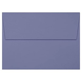 JAM PAPER Sobres de invitación A7 Premium con cierre de despegar y sellar, 5 1/4 x 7 1/4 - morado oscuro, 50 unidades