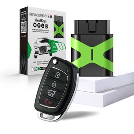 BestKeys with User Guide Keyfob, Replacement Car Keys Fob and Self-Setup Replacement Kit for 2015-2017 Hyundai Sonata Smart Remote TQ8-RKE-4F16 (at-Home Setup Assitant, with 1 Keys)