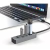 Jeswo Portátil 4 Puertos Hub Usb 3.0 5gbps Para Pc