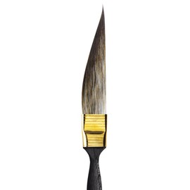 da Vinci Graphic Design Serie 703 Nadelstreifenpinsel, Dolchform, Synthetisches Eichhörnchenimitat mit schwarzem Griff, Größe 3