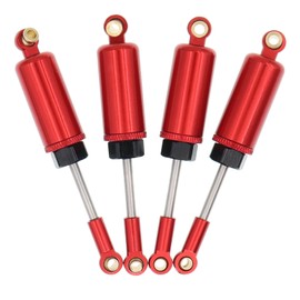 Treehobby Aluminum Upgrades Replacement Accessories Compatible with Hyper Go H14bm MJX 14209 14210 1/14 RC Upgrade Parts,Red (Red Upgrade Kits)