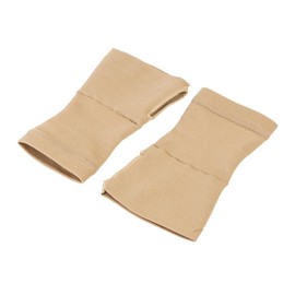 TOVINANNA Tendonitis and Sprains Support Thumb Support Breathable Elastic Gloves Beige Size M for Sports and Daily Use