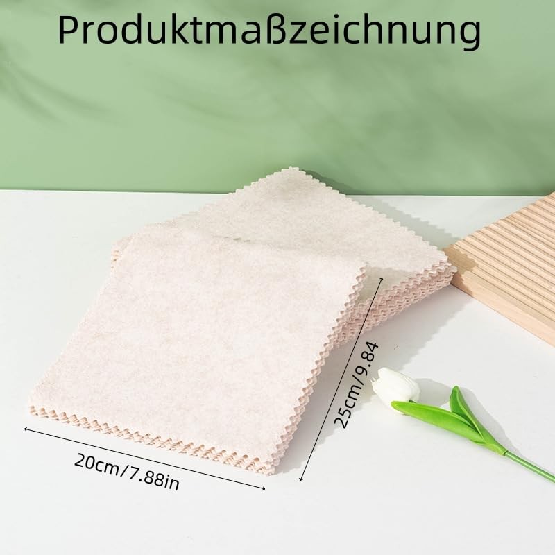 DAWOOWF Pack of 10 Natural Loofah Fibre Kitchen Cloths, Reusable