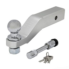 ELEVATE OUTDOOR Aluminum Ball Mount Kit with Hitch Ball and Lock