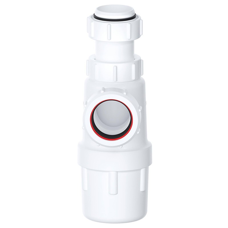 SPARES2GO Telescopic Drain Bottle Trap for Bathroom Kitchen Sink Urinal