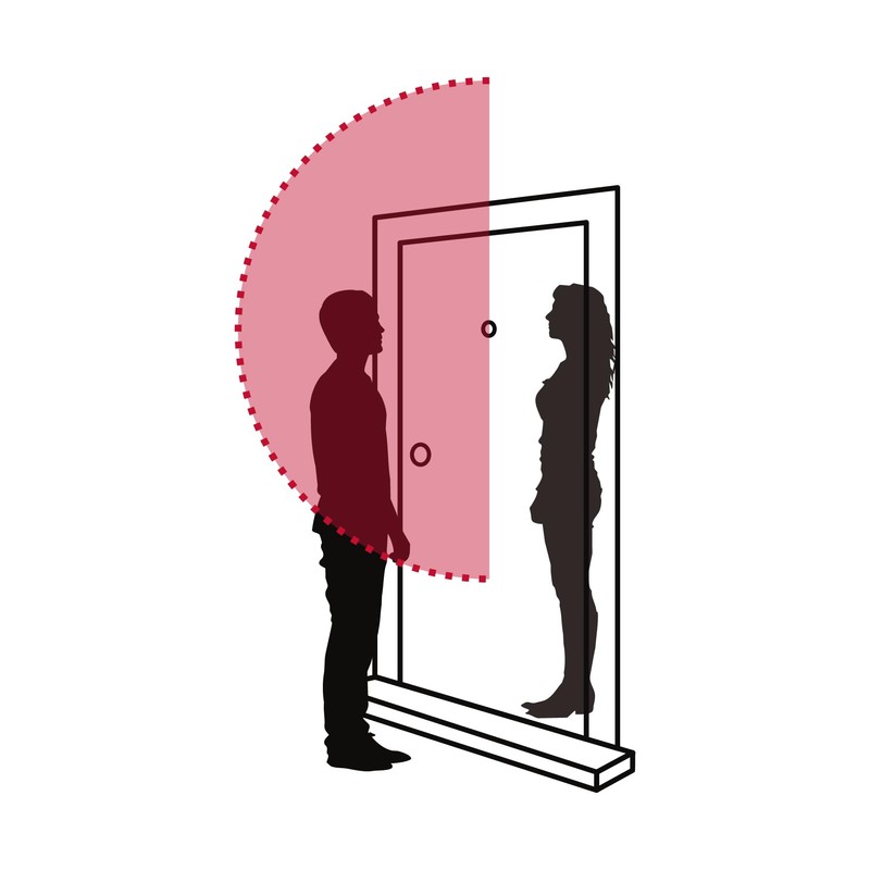 Hermex MIRI-6, Mirilla seguridad acabado negro