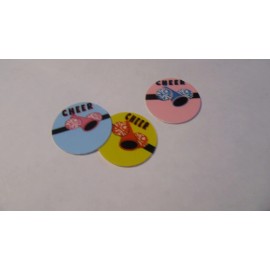 Unbranded Pre Cut One Inch Bottle Cap Images Cheer Cheerleader Free Ship - photo, 25 images