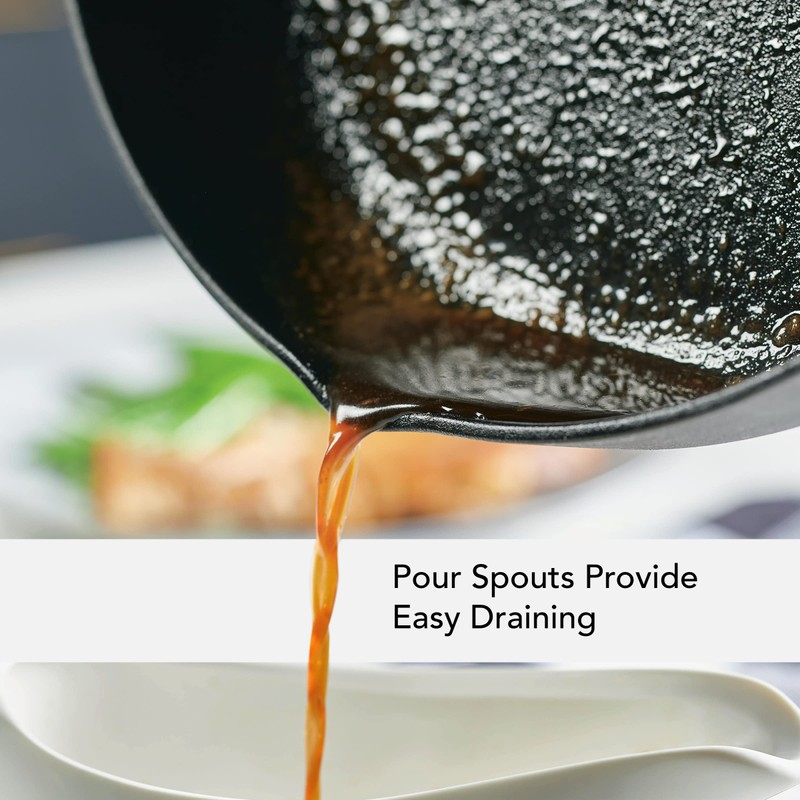 KitchenAid 48395 Seasoned Cast Iron Frying Pan/Skillet, 12 Inch -