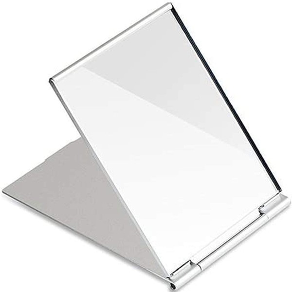 G2PLUS Kleiner Spiegel Reise Spiegel Taschenspiegel 8.5x11.5cm Zusammenklappbar Kosmetikspiegel Klappbar Spiegel für Rasieren Camping und Make-up