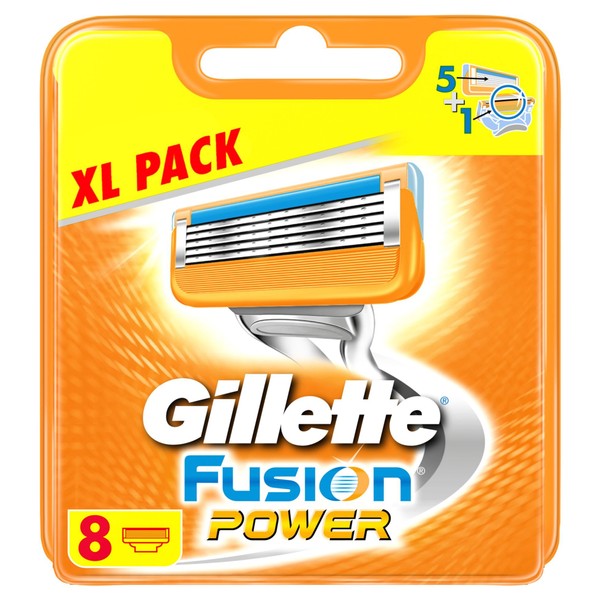 Auslaufmodell Gillette Fusion Power Rasierklingen (Für Männer) 8 Ersatzklingen