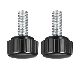 MACHSWON Knurled Clamping Knobs Grip for Saw Drill Press Lathe and Routing Jigs Packaging Machinery Printing Equipment Round Head Clamping Handle Bolt M5 x 15mm 2pcs