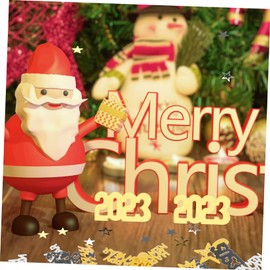 Alipis 2pcs 3 Happy New Year Decorations Party Supplies 2023 Confetti Bags for Party Scene Layout