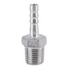 BORDSTRACT Hose Nozzle Fittings SS304 Stainless Steel Male Thread Pipe