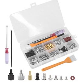 Yuhtech 330 Pcs Computer Screws Assortment Kit, PC Schrauben Set, Motherboard Standoffs Screws Set with Screwdriver and Cleaning Brush, Spacers & Motherboard for Computer