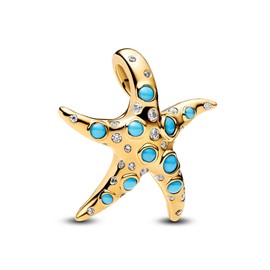 Yuscorai Sparkling Starfish Charm for Bracelets and Necklaces Birthdays Jewelry Women's Bead Charms Valentine's Day and Graduation Charms