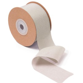 Ligtmor Gift Ribbon Wedding Ribbon Decorative Ribbon 3.8 cm x 23 m Chiffon Ribbon Bows Fabric Ribbon – Grey Silver