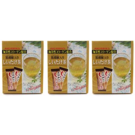 Nihonsanmi MT-SIITAKECYA Shiitake Tea with Black Pepper, Marine Collagen Blend, 3 Boxes
