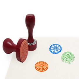 National Museum of Korea Goods Traditional Pattern Seal Set 6 Types Gyujang Stamp Engraved Seal for Gift I agree to third-party provision for delivery / 국립중앙박물관 굿즈 전통 문양 도장 세트 6종 규장 스탬프 각인 도장 선물용 배송을 위한 제3자 제공에 동의합니다