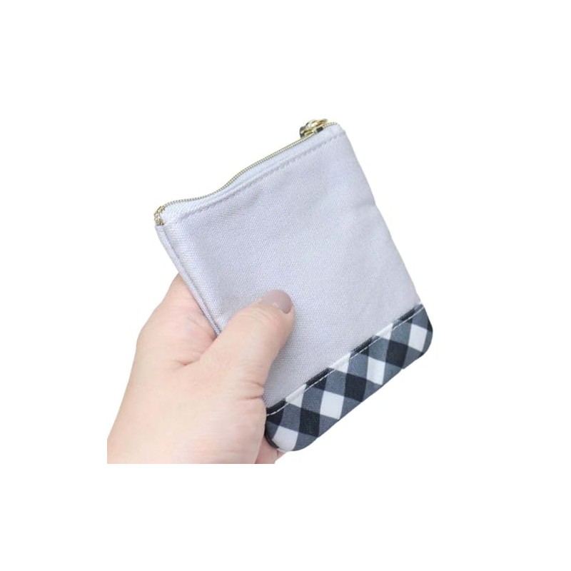 Marimo Craft DBM-3121 Miffy Diagonal Check Series Mini Flat Pouch/Character