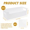 Griwuut Set of 4 Storage Boxes, Plastic Storage Baskets, Organiser