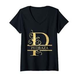 Womens Pedraza Name V-Neck T-Shirt
