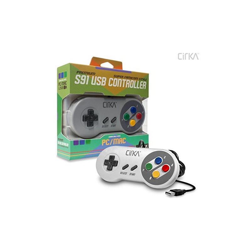 CirKa "S91" Premium 90s-Style USB Controller for PC/Mac (Import Edition)