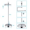 Toilet Paper Holder Stand (with Reserve Function) Free Standing Toilet