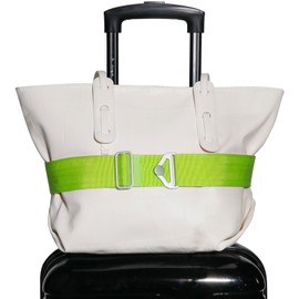 TOOVREN 2-in-1 Travel Belt for Luggage Straps Add a Bag Bungees Suitcase Luggage Strap Over Handle Suitcases Belt for Carry On Bag Adjustable Backpack Attachment Airport Travel Accessories Green