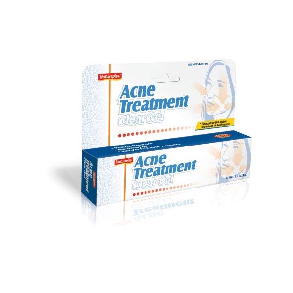 Acne Treatment Clear Gel - 1 Tube Pack - 1.5oz tubes