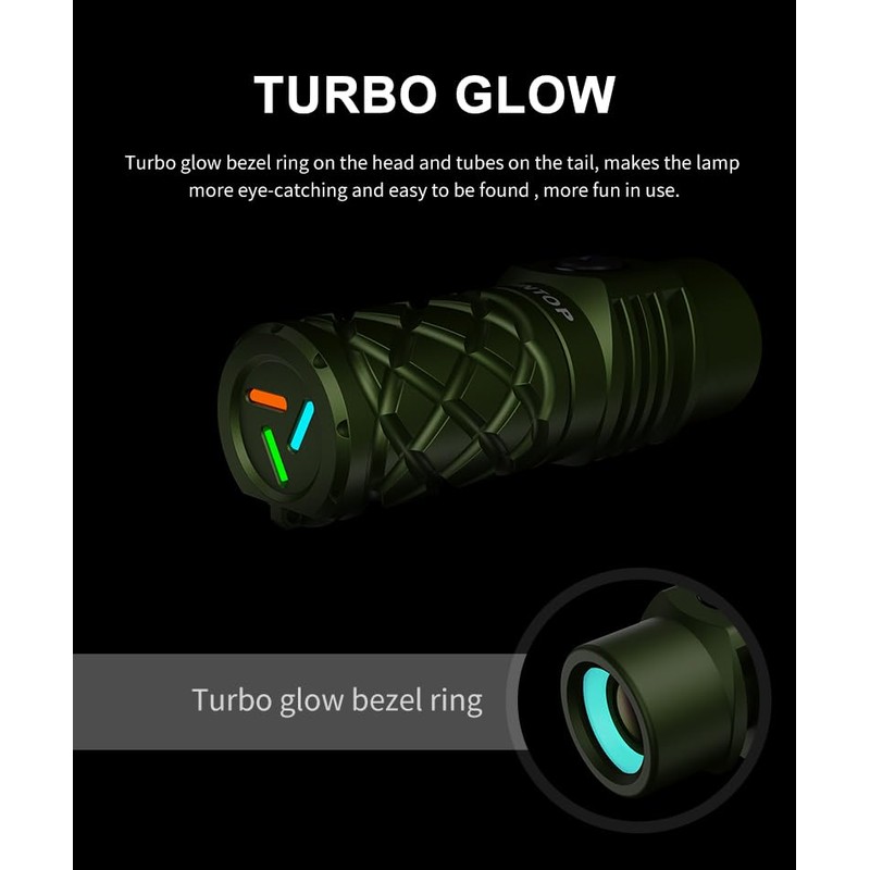 LUMINTOP Thor Mini Rechargeable LEP Flashlight - 350 Lumens, 700