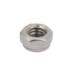 sourcing map Left Hand Locking Nuts 304 Stainless Steel Metric Thread M6 x 1 mm Pack of 12