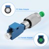 XMSJSIY LC to FC Fiber Optic Adapter FC/APC Male to