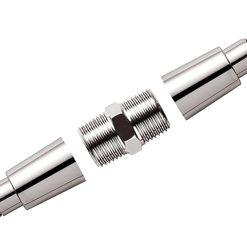 Bxian 2PCS 304 Stainless Steel G1/2 to G1/2 Male Shower