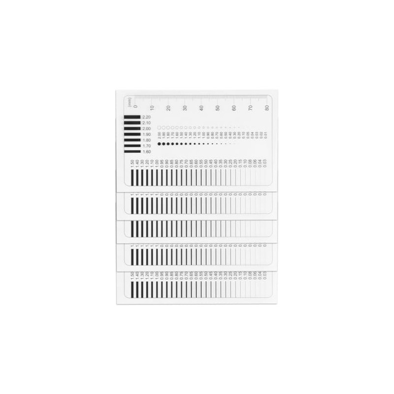 Crack Width Gauge, Concrete Crack Gauge, Width, Ruler, Width, Crack