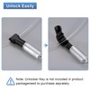 sourcing map 100pcs Peg Hook Locks, 6mm Pegboard Hook Stop