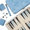 Backgammon Sets for Adults, Classic Board Game with Foldable Leather