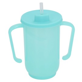 Adult Leak Proof Sippy Cup Multifunctional PP Cup with Handles for Elderly and Patients Tumbler with Lid Extended Design for Bedroom Use