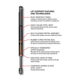 StrongArm 6104 Liftgate Lift Support Jeep Grand Cherokee , Black