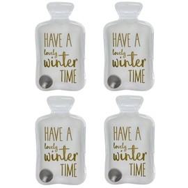 Hand Warmer Pocket Warmer Sets Finger Warmer Against Cold Hands in Winter (Set of 4 Wintertime Hot Water Bottle)