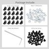 20 Sets 2020 Series Aluminum Extrusion Profile Corner Bracket, CLAHJQX