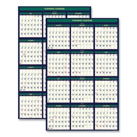 House of Doolittle 24 in. x 37 in. 12-Month (Jul 2025-Jun 2026), 12-Month (Jan-Dec 2026) Business/Academic Recycled Wall Calendar