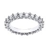 925 Sterling Silver 2.00CT simulated Diamond Full Eternity Band Ring