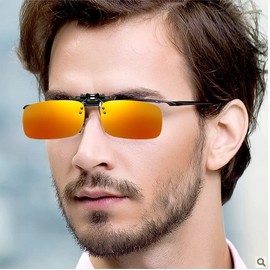 RuiJinGen Clip On Flip Up Polarized sunglasses 5 Pcs B