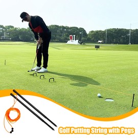 Alignment Stick | Professional Putter Training Aid - Sports Supplies for Indoor Outdoor Golf Course Home Backyard Training