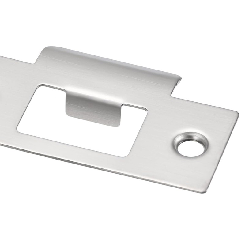 2-Pack Heavy Duty Stainless Steel Security Strike Plates Kit w/Matching