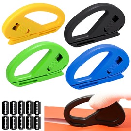 Artiquea Gift Wrapping Paper Cutter, Mini Paper Cutter with 10 Replacement Blades, Gift Wrap Cutter for Rolls, Pack of 2