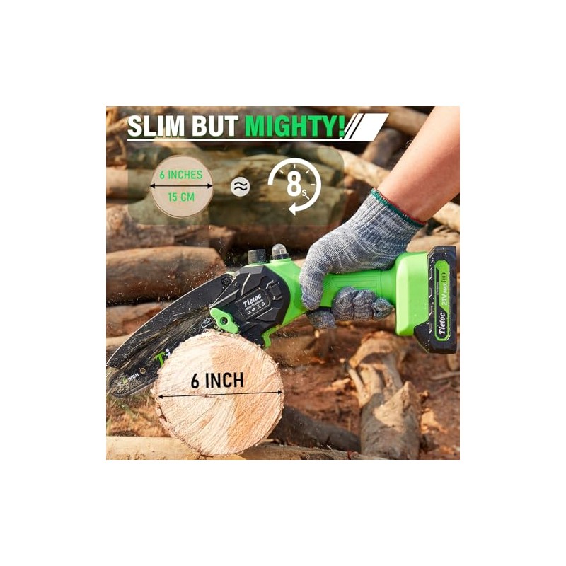 GREEN mini chainsaw LJ