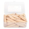 Pack of 50 Wooden Pocket Hole Plugs, Wood Pocket Hole