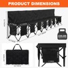 Zettfuly Soccer Bench for Team - Portable Folding Bench Seats